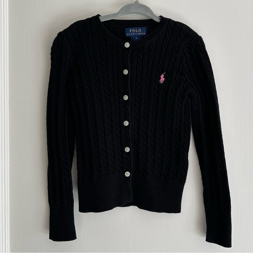 Polo Ralph Lauren cable knit Cardigan - Girls Size 6